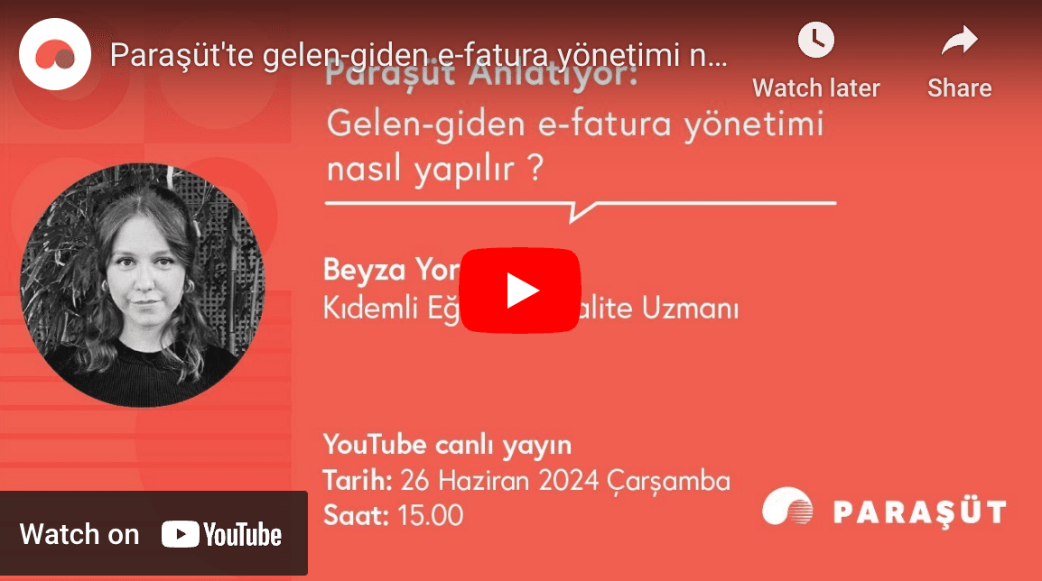 gelen giden fatura yönetimi