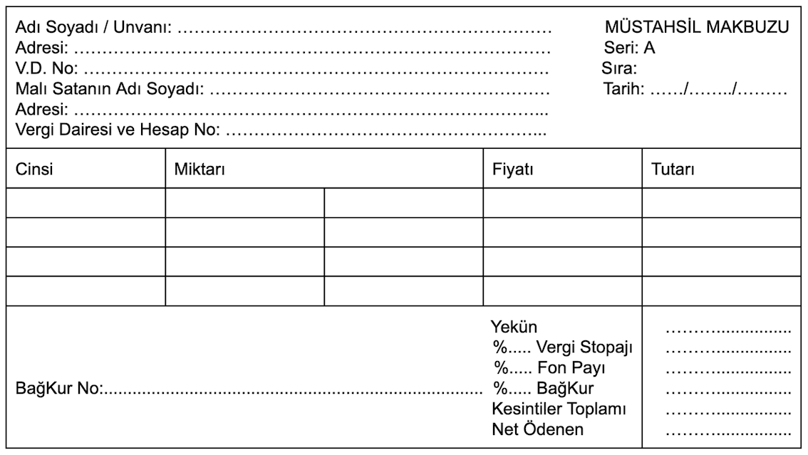 muhtahsil makbuzu örnek