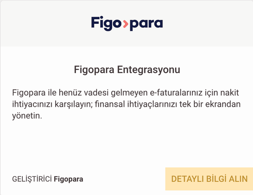 Figopara entegrasyonu